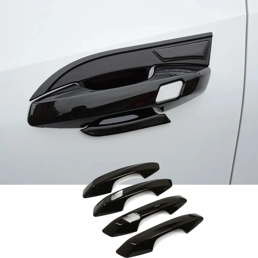 car door handle cover for geely boyue l starray atlas 2022~2025 carbon fiber black chrome sticker trim scratch decor car door handle cover for geely boyue l starray atlas 2022~2025 carbon fiber black chrome sticker trim scratch decor