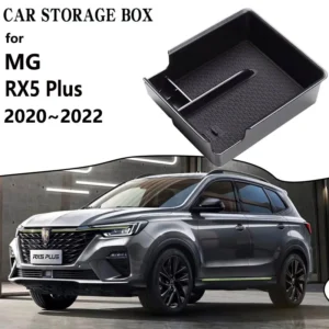 for mg rx5 plus 2020 2021 2022 roewe mk1 car storage box armrest organizer center console container flocking sundries accesories