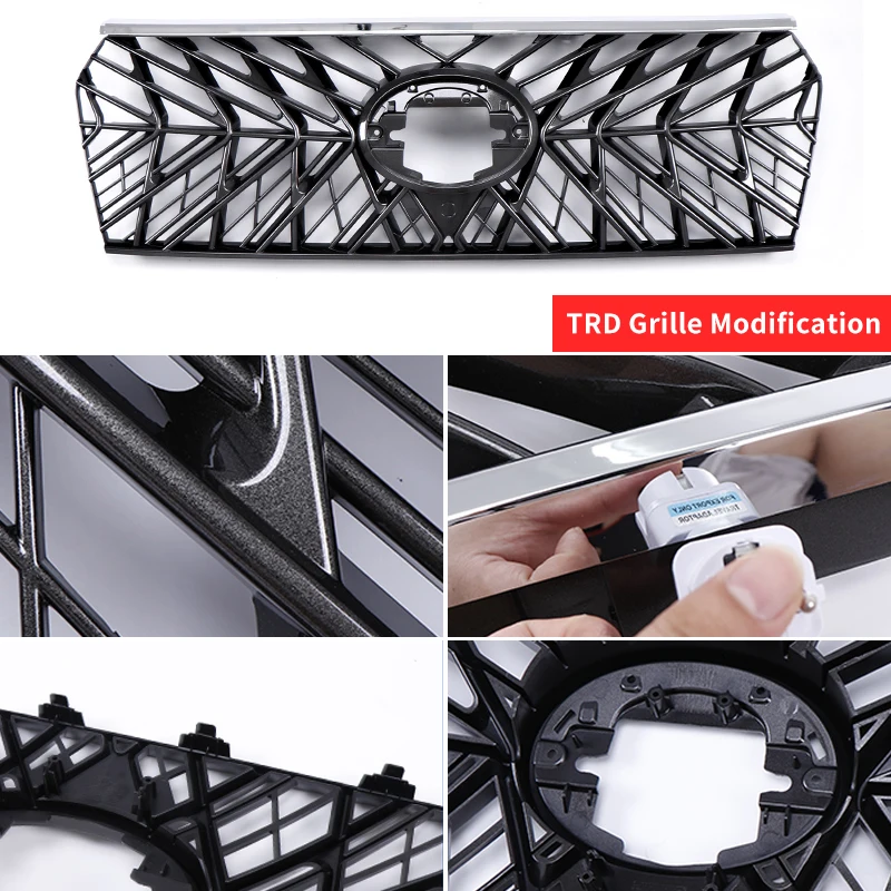 fortoyota land cruiser prado 150 car trd grille modification 2014 2023 sports honeycomb front face grille lc150fj150 fortoyota land cruiser prado 150 car trd grille modification 2014 2023 sports honeycomb front face grille lc150fj150