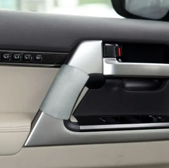 car door handle protective microfiber leather cover door handle leather case for toyota land cruiser 200 lc200 car interior car door handle protective microfiber leather cover door handle leather case for toyota land cruiser 200 lc200 car interior