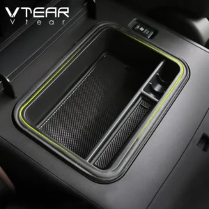 vtear for infiniti qx80 nissan patrol y62 car strorage box container holder clapboard central styling tray case accessories auto