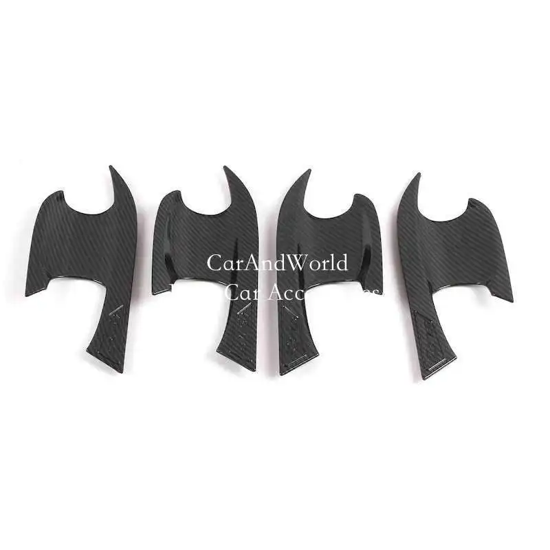 for changan cs75plus cs75 plus 2020 2024 abs carbon fiber door handle bowl frame protector cover trims car moulding for changan cs75plus cs75 plus 2020 2024 abs carbon fiber door handle bowl frame protector cover trims car moulding