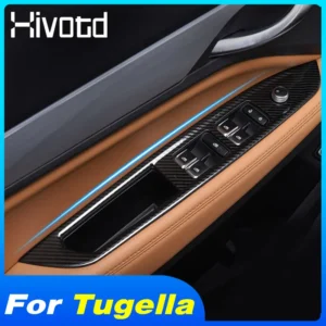 car door window button cover glass lifting switch panel sticker for geely new tugella,xingyue,fy11 knewstar 001 2023 accessories