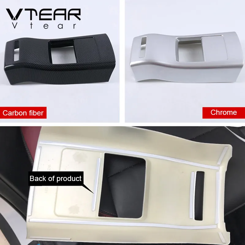 vtear for geely coolray sx11 belgee x50 interior frame armrest rear air outlet cover car chrome styling trim accessories parts vtear for geely coolray sx11 belgee x50 interior frame armrest rear air outlet cover car chrome styling trim accessories parts