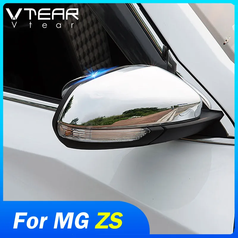 vtear for mg zs side wing mirror rearview case cover housing car styling mirror covers caps look chrome accessories exterior vtear for mg zs side wing mirror rearview case cover housing car styling mirror covers caps look chrome accessories exterior