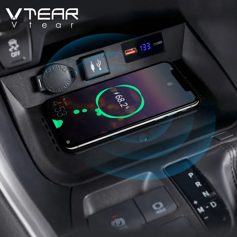for toyota rav4 xa50 2020 2025 car wireless charger 15w fast charging phone holder pad car modification product for toyota rav4 xa50 2020 2025 car wireless charger 15w fast charging phone holder pad car modification product