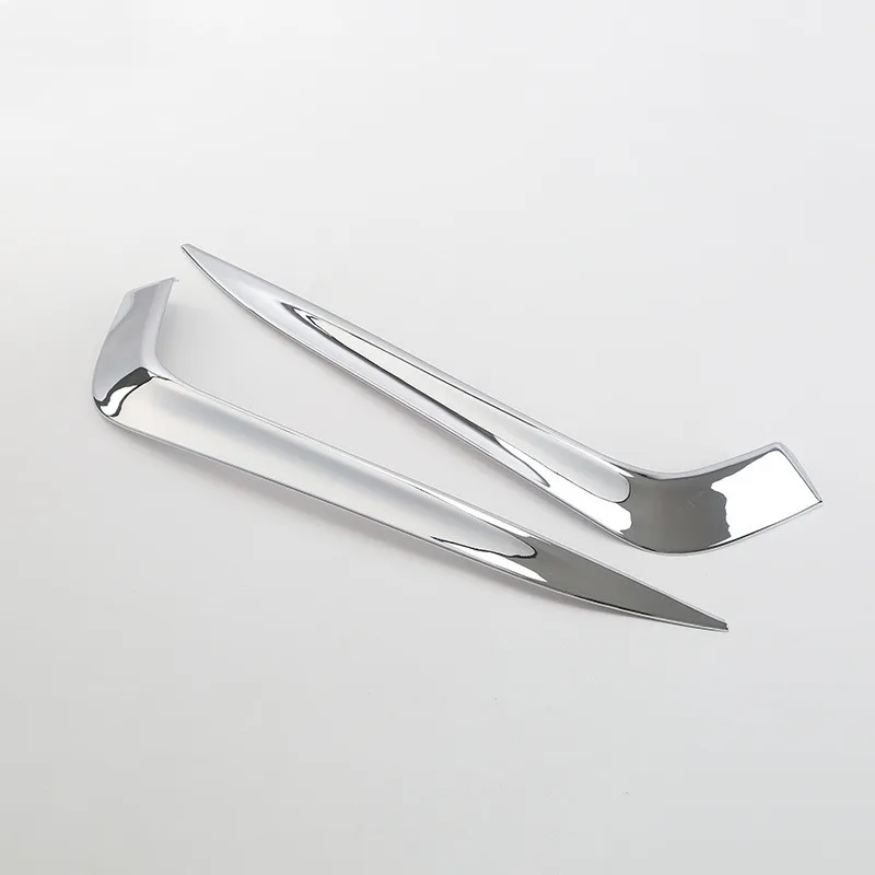 for honda civic 10th sedan 2016 2017 2018 abs chrome front foglight cover trim fog light lamp eyelid strip car 2pcs for honda civic 10th sedan 2016 2017 2018 abs chrome front foglight cover trim fog light lamp eyelid strip car 2pcs