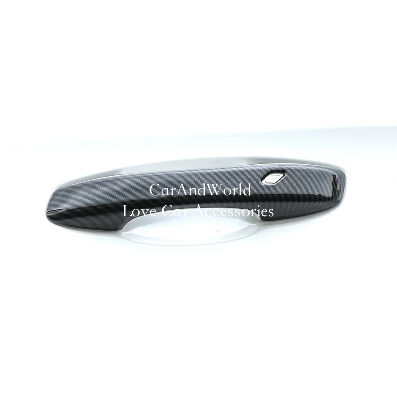 for changan cs75plus cs75 plus 2020 2024 abs carbon fiber door handle bowl frame protector cover trims car moulding for changan cs75plus cs75 plus 2020 2024 abs carbon fiber door handle bowl frame protector cover trims car moulding