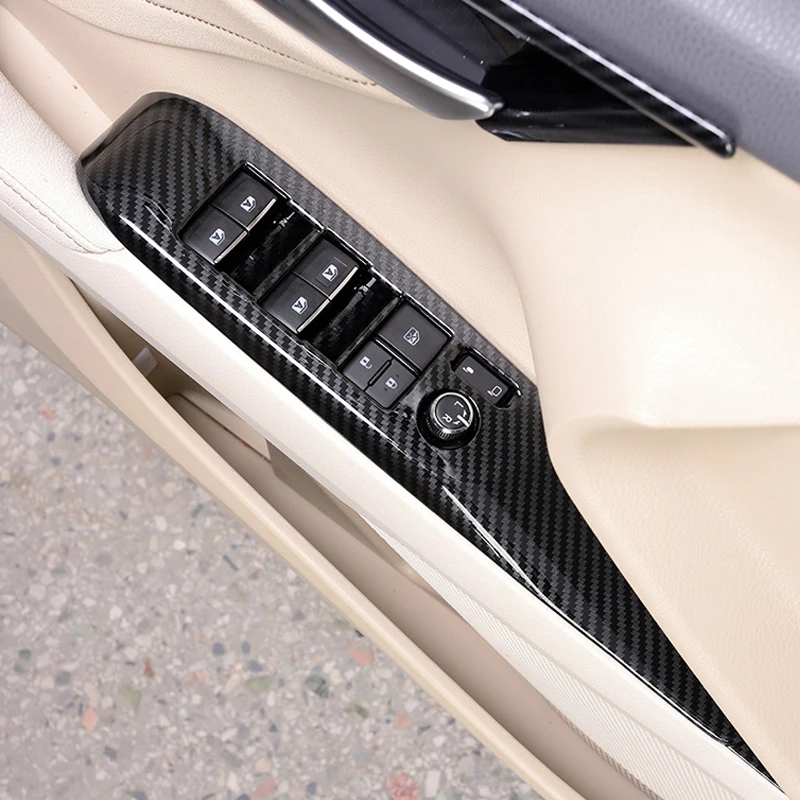 for toyota camry xv70 2018 2020 2023 lhd central console strip cover trim moulding interior abs carbon fiber for toyota camry xv70 2018 2020 2023 lhd central console strip cover trim moulding interior abs carbon fiber