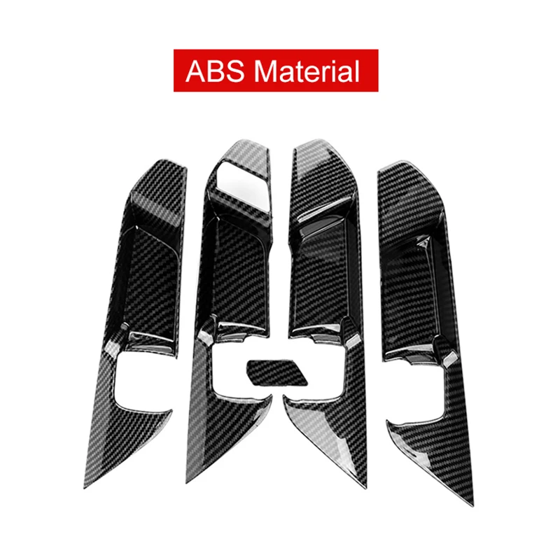 for toyota rav4 xa50 2019 2020 2021 2022 2023 2024 rav 4 hybrid abs carbon car inner door handle bowl cover case trim stickers for toyota rav4 xa50 2019 2020 2021 2022 2023 2024 rav 4 hybrid abs carbon car inner door handle bowl cover case trim stickers