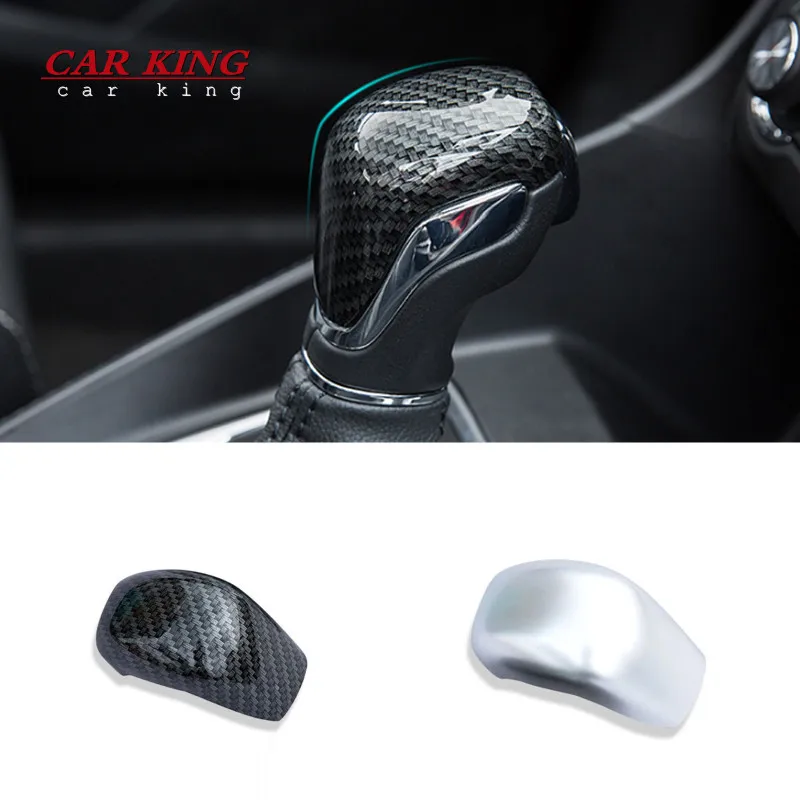 for mg zs mg6 mg3 rx5 gear head shift knob cover carbon fiber auto car styling center interior accessories decoration 2017 2020 for mg zs mg6 mg3 rx5 gear head shift knob cover carbon fiber auto car styling center interior accessories decoration 2017 2020