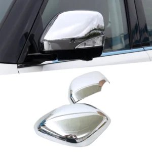 fit for nissan patrol y62 2017 2018 external accessories carbon fiber car styling rear view side mirror cover case shell trims