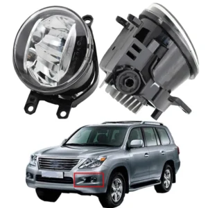2x car led light left + right fog light daytime running light drl high power for lexus lx 570 lx570 5.7l v8 2008 2013