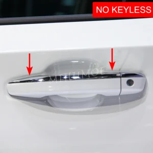 for honda accord 10th 2018 2019 2020 2021 chrome door handle strips cover surrounds cap