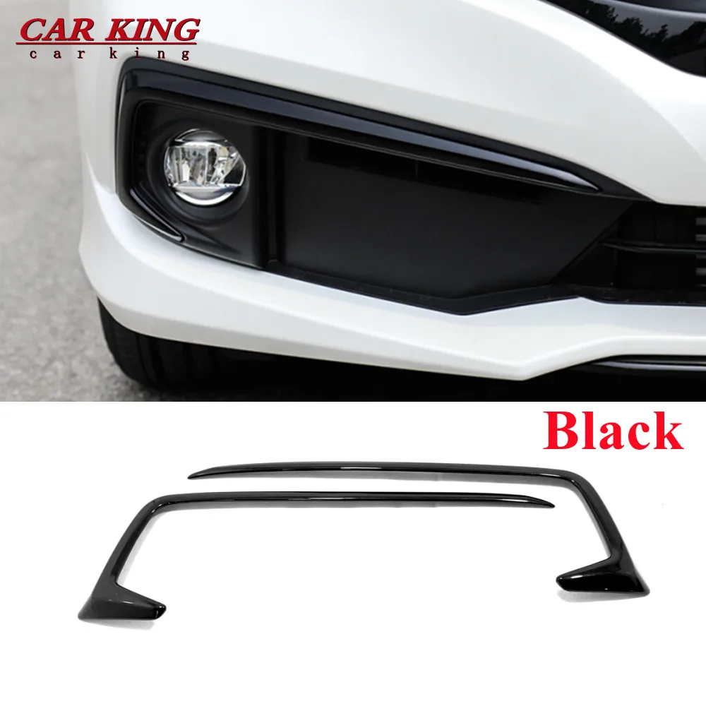 for honda civic 10th sedan 2019 2020 abs glossy black front fog light lamp bumper protector cover foglight eyebrow eyelid trim for honda civic 10th sedan 2019 2020 abs glossy black front fog light lamp bumper protector cover foglight eyebrow eyelid trim