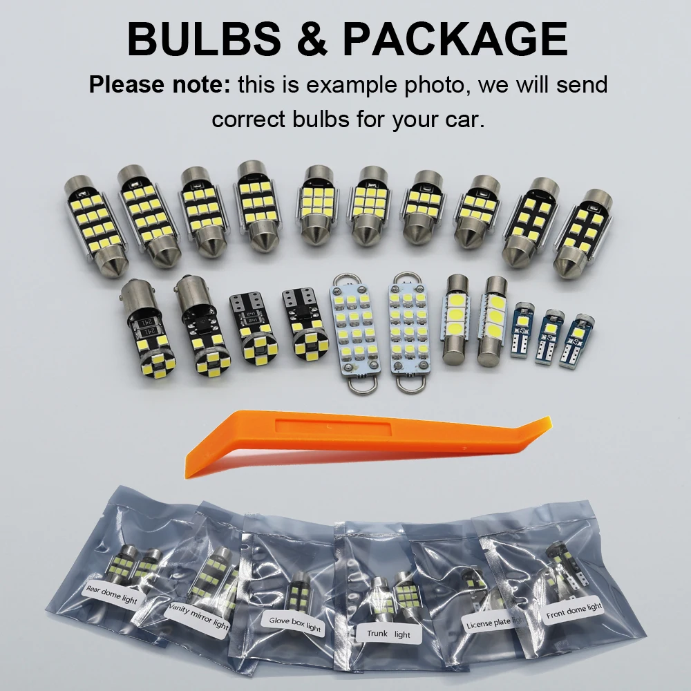 14pcs canbus led interior light bulb for nissan pathfinder r53 2021 2022 car dome trunk license plate indoor lamp 14pcs canbus led interior light bulb for nissan pathfinder r53 2021 2022 car dome trunk license plate indoor lamp
