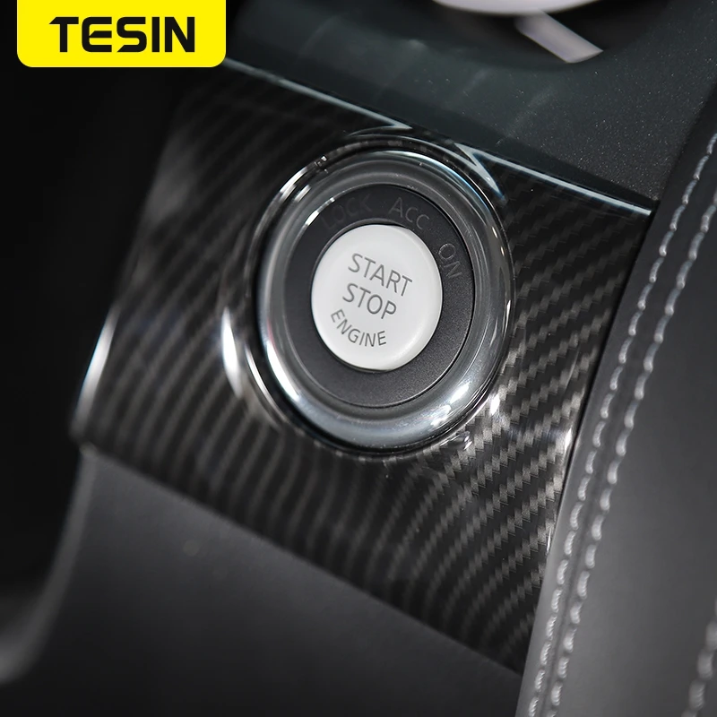 tesin car engine start stop button cover trim frame stickers parts for nissan patrol y62 2017 up interior mouldings tesin car engine start stop button cover trim frame stickers parts for nissan patrol y62 2017 up interior mouldings