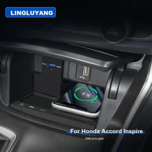 for honda accord 2018 2019 2020 15w car wireless charging phone charger charging plate mobile phone holder