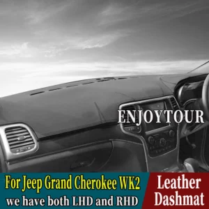 pu leather dashmat dashboard cover mat carpet car styling accessories for jeep grand cherokee wk2 2011 2019 2012 2013 2014 2018