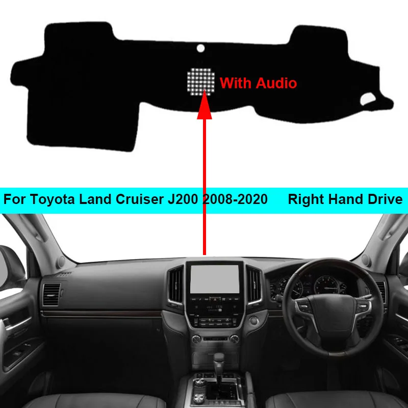 2 layer car dashboard cover carpet for toyota land cruiser 200 j200 2008 2019 2020 lhd rhd rug pad carpet dashmat protector 2 layer car dashboard cover carpet for toyota land cruiser 200 j200 2008 2019 2020 lhd rhd rug pad carpet dashmat protector