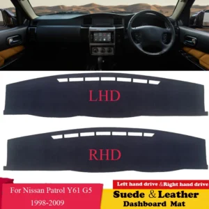suede leather dashmats car styling accessories dashboard cover dash mats carpet for nissan patrol st y61 4800 grx gr v pickup