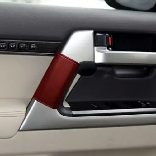 car door handle protective microfiber leather cover door handle leather case for toyota land cruiser 200 lc200 car interior car door handle protective microfiber leather cover door handle leather case for toyota land cruiser 200 lc200 car interior