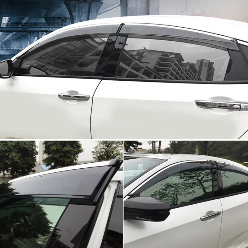sunshade car window visor guard cover parts side mirror rain protector exterior products for honda civic 10th 2021 sunshade car window visor guard cover parts side mirror rain protector exterior products for honda civic 10th 2021