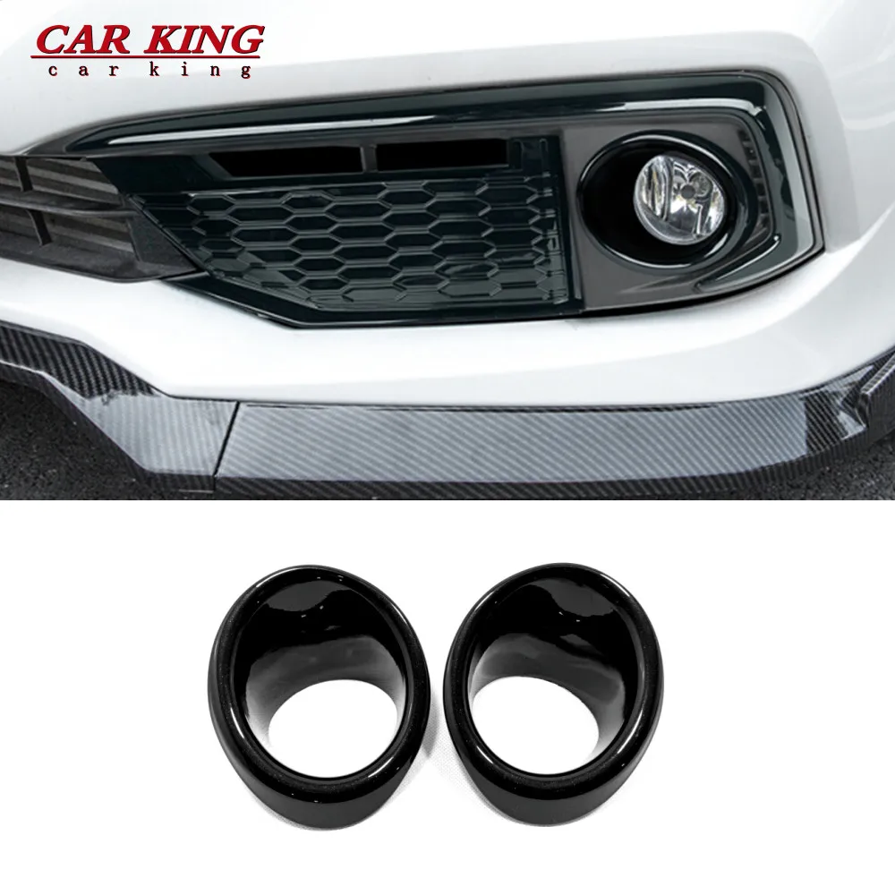 for honda civic 10th sedan 2019 2020 abs glossy black front fog light lamp bumper protector cover foglight eyebrow eyelid trim for honda civic 10th sedan 2019 2020 abs glossy black front fog light lamp bumper protector cover foglight eyebrow eyelid trim