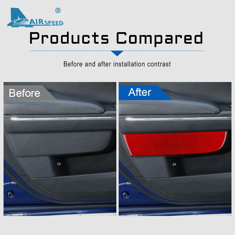airspeed 4pcs carbon fiber for dodge charger 2011 2023 interior trim car side door panel cover sticker car styling airspeed 4pcs carbon fiber for dodge charger 2011 2023 interior trim car side door panel cover sticker car styling