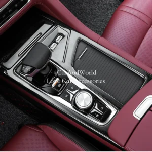 for changan cs75plus cs75 plus 2020 2022 stainless gearbox gear shift knob water cup frame cover trims car interior accessories