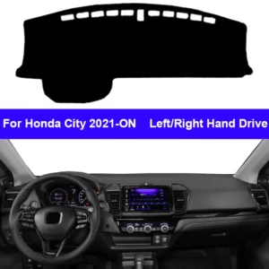 car inner dashboard cover dashmat carpet for honda city 2021 2022 on rug anti uv sun shade protector anti sun