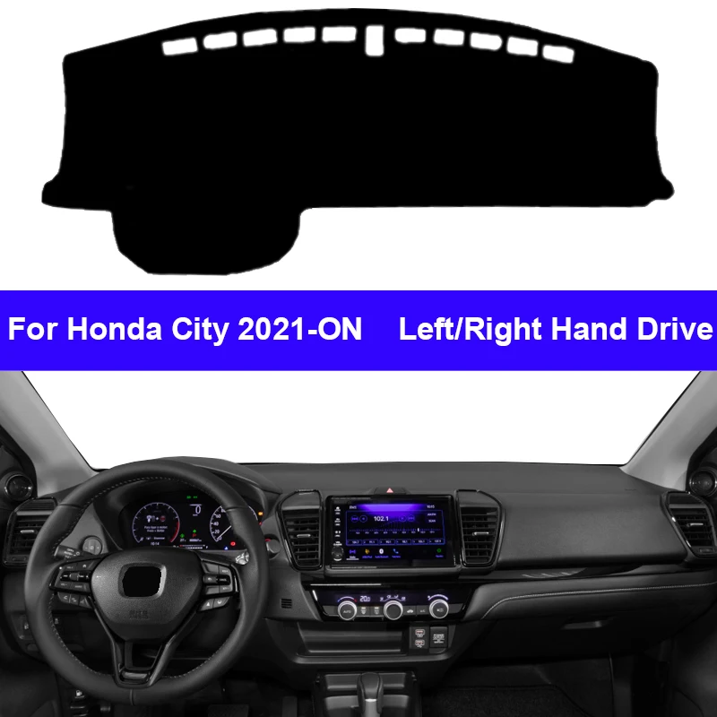 car inner dashboard cover dashmat carpet for honda city 2021 2022 on rug anti uv sun shade protector anti sun car inner dashboard cover dashmat carpet for honda city 2021 2022 on rug anti uv sun shade protector anti sun