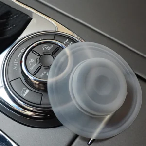 car styling console center control switch cover silicone dustproof protective cover for nissan patrol y62 car accessories