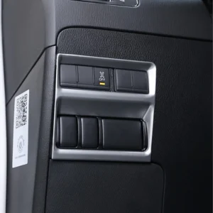 for nissan patrol armada y62 2017 2018 abs plastic car headlamps adjustment switch cover trim car styling accessories 1pcs