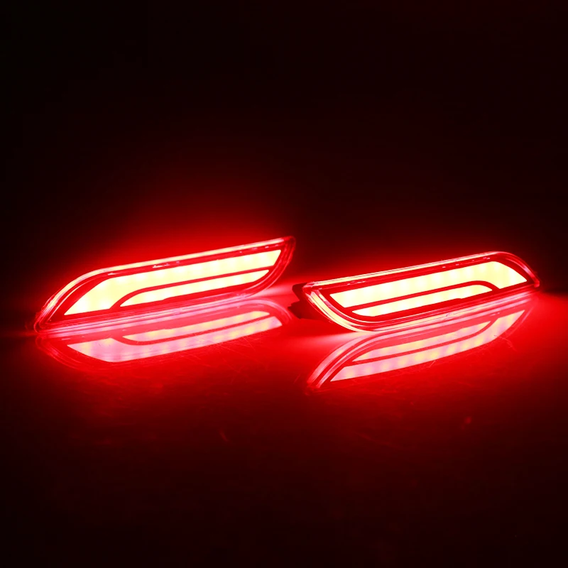 ijdm 3d optic led bumper reflector lights for 2018 up toyota camry, function as tail, brake rear fog lamps and turn signal light ijdm 3d optic led bumper reflector lights for 2018 up toyota camry, function as tail, brake rear fog lamps and turn signal light