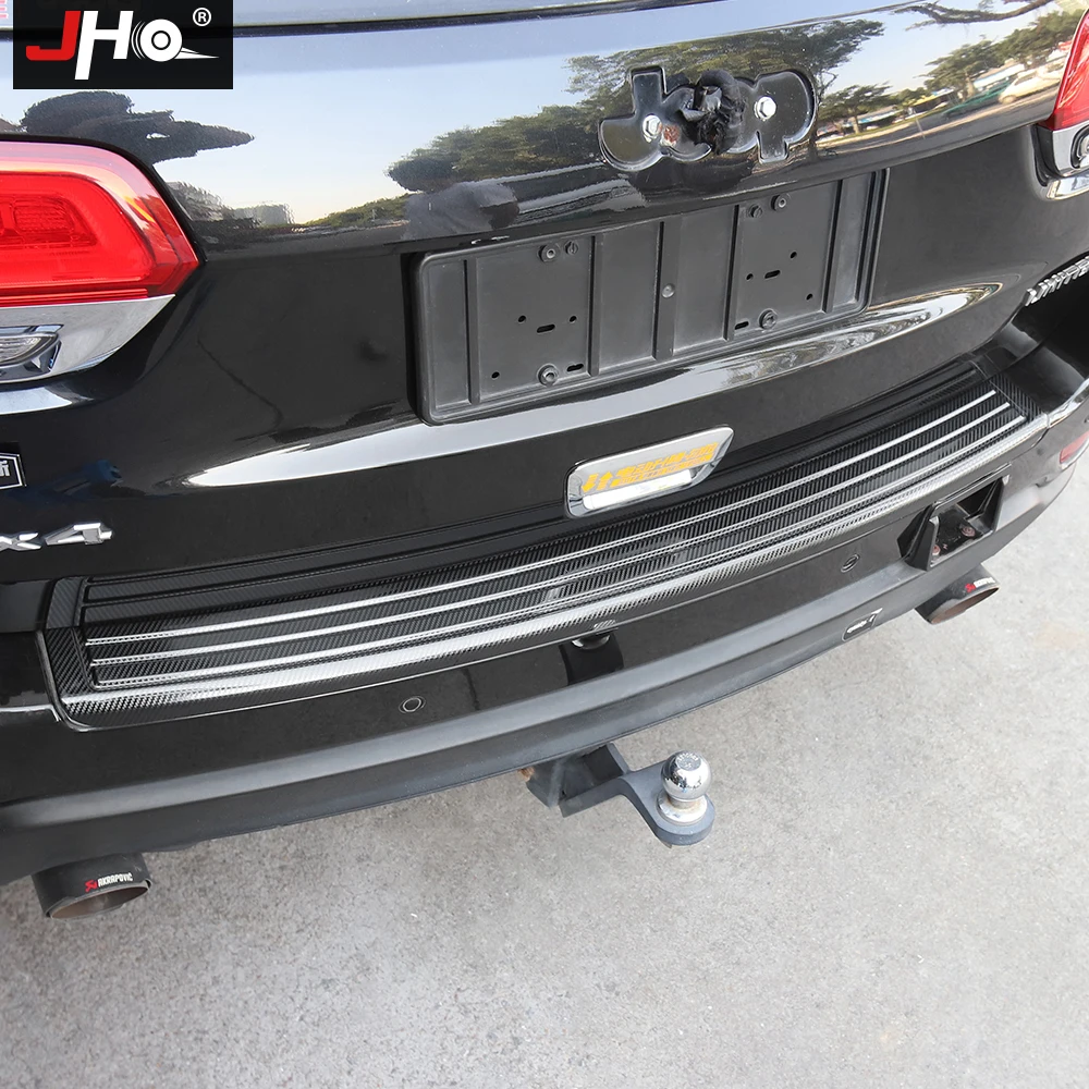 jho car steel outer rear bumper protector guard cover trim scuff sill plate for jeep grand cherokee 11 2020 2018 17 16 14 19 wk2 jho car steel outer rear bumper protector guard cover trim scuff sill plate for jeep grand cherokee 11 2020 2018 17 16 14 19 wk2