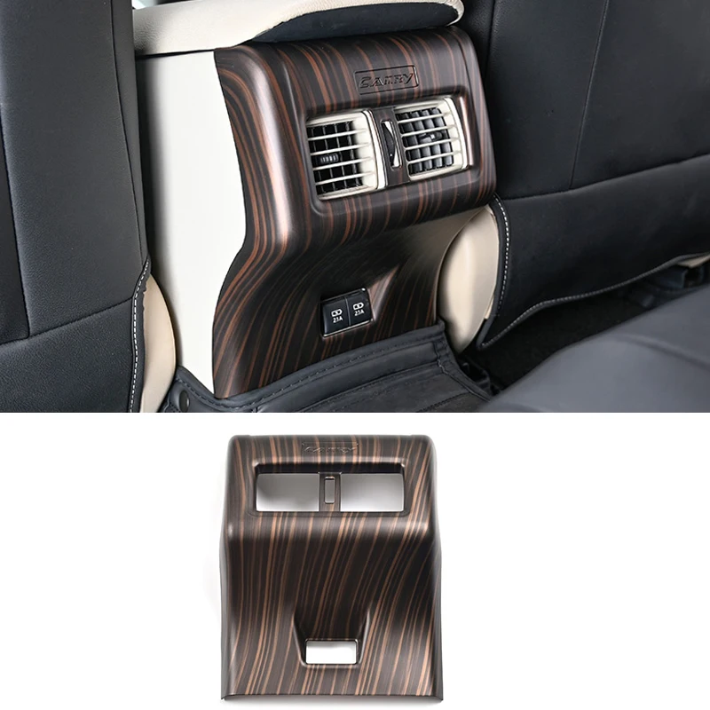 steering wheel button frame gear head knob cover central strip interior stickers abs golden wood for toyota camry 2018 2024 steering wheel button frame gear head knob cover central strip interior stickers abs golden wood for toyota camry 2018 2024