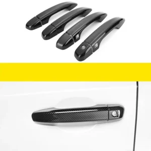 for honda accord 2018 2019 2020 2021 carbon fiber chrome car side door handle cover sticker styling accessories