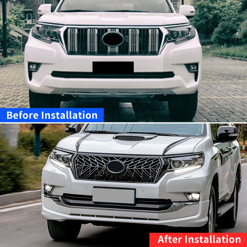 fortoyota land cruiser prado 150 car trd grille modification 2014 2023 sports honeycomb front face grille lc150fj150 fortoyota land cruiser prado 150 car trd grille modification 2014 2023 sports honeycomb front face grille lc150fj150