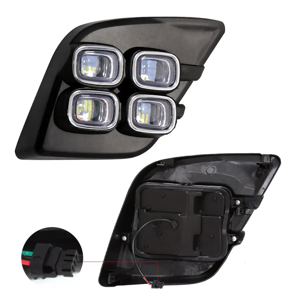 fog light auto led daytime running light for toyota hilux revo 2015 2016 car driving bumper with yellow turn signal fog light auto led daytime running light for toyota hilux revo 2015 2016 car driving bumper with yellow turn signal