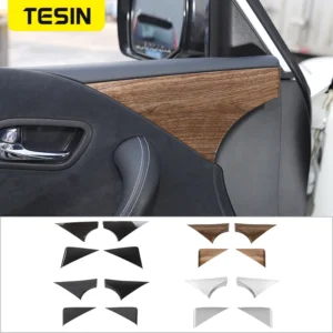 tesin abs car door internal triangle sequins decoration cover trim sticker fit for nissan patrol y62 2017+ car styling