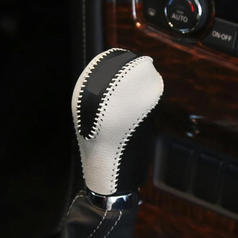 hand sewing leather material discharge gear set of gear sleeve gear cover car accessories for nissan patrol y62 armada 2016 2018 hand sewing leather material discharge gear set of gear sleeve gear cover car accessories for nissan patrol y62 armada 2016 2018