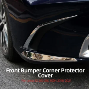 for lexus es 200 260 300h 2018 2019 2020 2021 front bumper corner protector cover trim stainless steel car accessories 2pcs