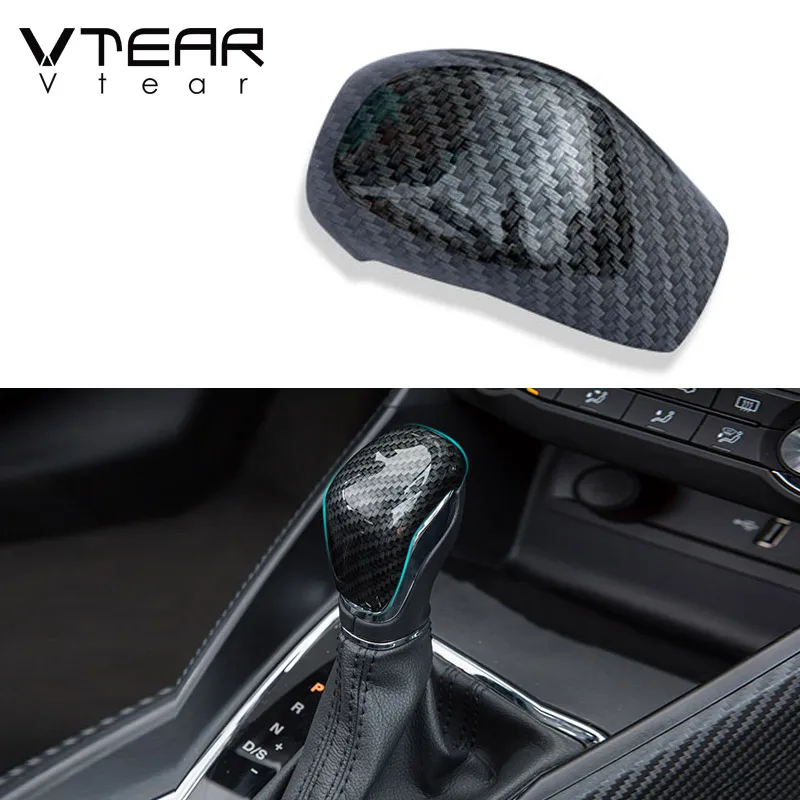 vtear for mg zs mg6 mg3 rx5 gear head shift knob cover carbon fiber auto car styling center interior accessories decoration vtear for mg zs mg6 mg3 rx5 gear head shift knob cover carbon fiber auto car styling center interior accessories decoration