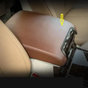 microfibre leather center armrest box case cover for toyota land cruiser 200 lc200 2008 2009 2010 2011 2012 2019 car interior