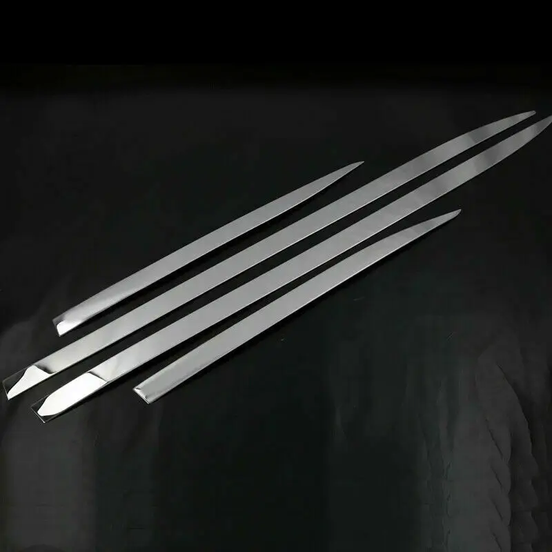for nissan altima 2019 2020 21 2022 steel chrome body bottom sill cover molding trim 4pc car modification auto parts for nissan altima 2019 2020 21 2022 steel chrome body bottom sill cover molding trim 4pc car modification auto parts
