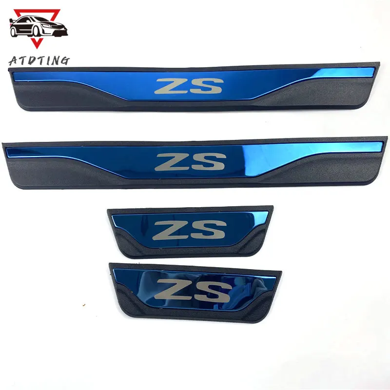 for mg zs 2017 2018 2020 2022 2023 car stainless steel door sill trim scuff paltes protector styling for mg zs 2017 2018 2020 2022 2023 car stainless steel door sill trim scuff paltes protector styling