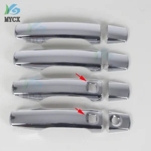 high quality gift auto abs chromed door handle cover trim car exteriors accessories for toyota land cruiser 200 lc200 2008 2014.