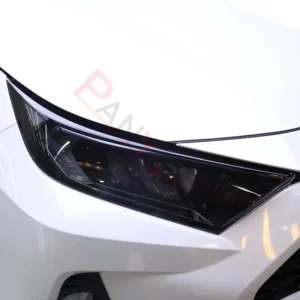 2pcs car headlight protective film protection tint black transparent tpu sticker for toyota rav4 xa50 2019 2020 2021 accessories