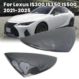 rearview mirror caps covers carbon fiber for lexus is300 is350 is500 2021 2025 es rc ls ux series 2020 2025 2pc m style exterior